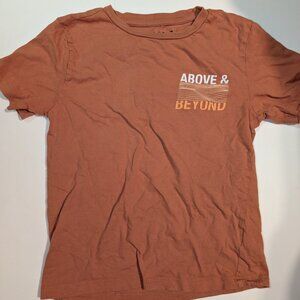 Tony Hawk Kids Graphic Tee – “Above & Beyond” – Size S (8) – Rust Orange